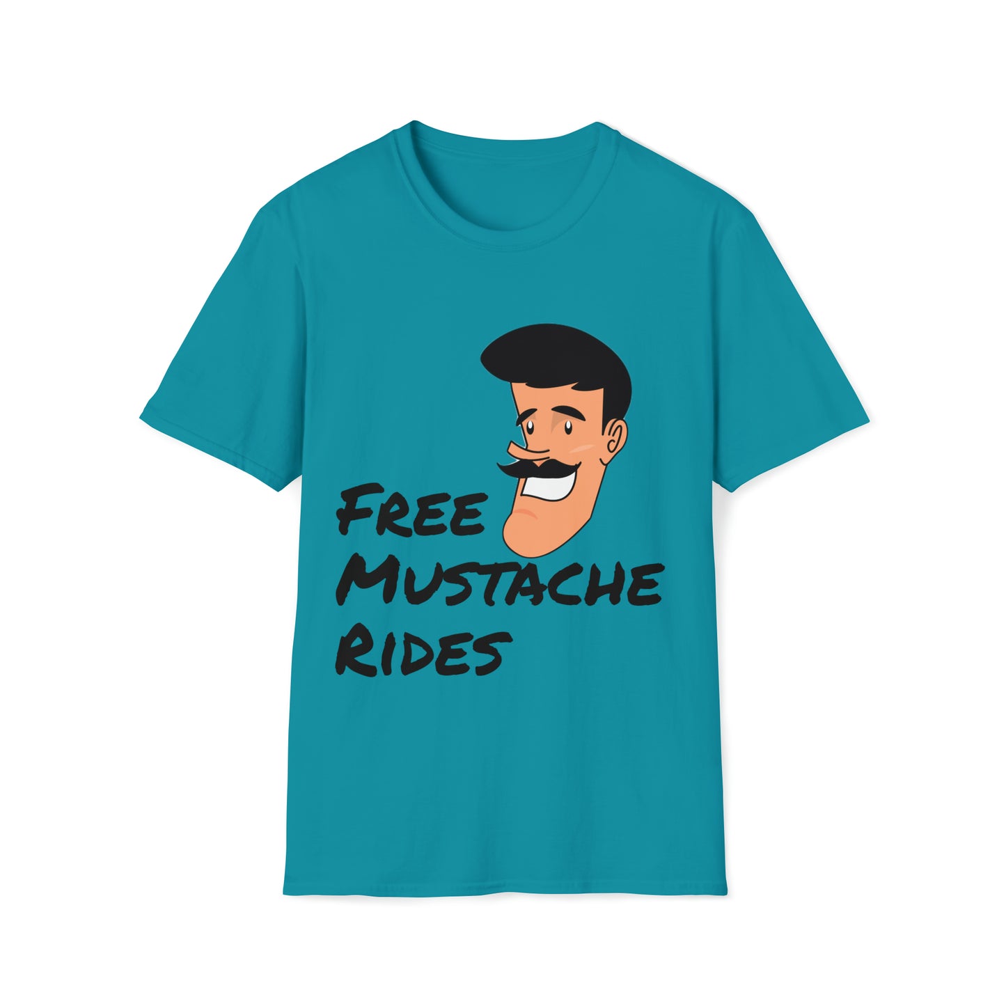 Free Mustache Rides T-Shirt