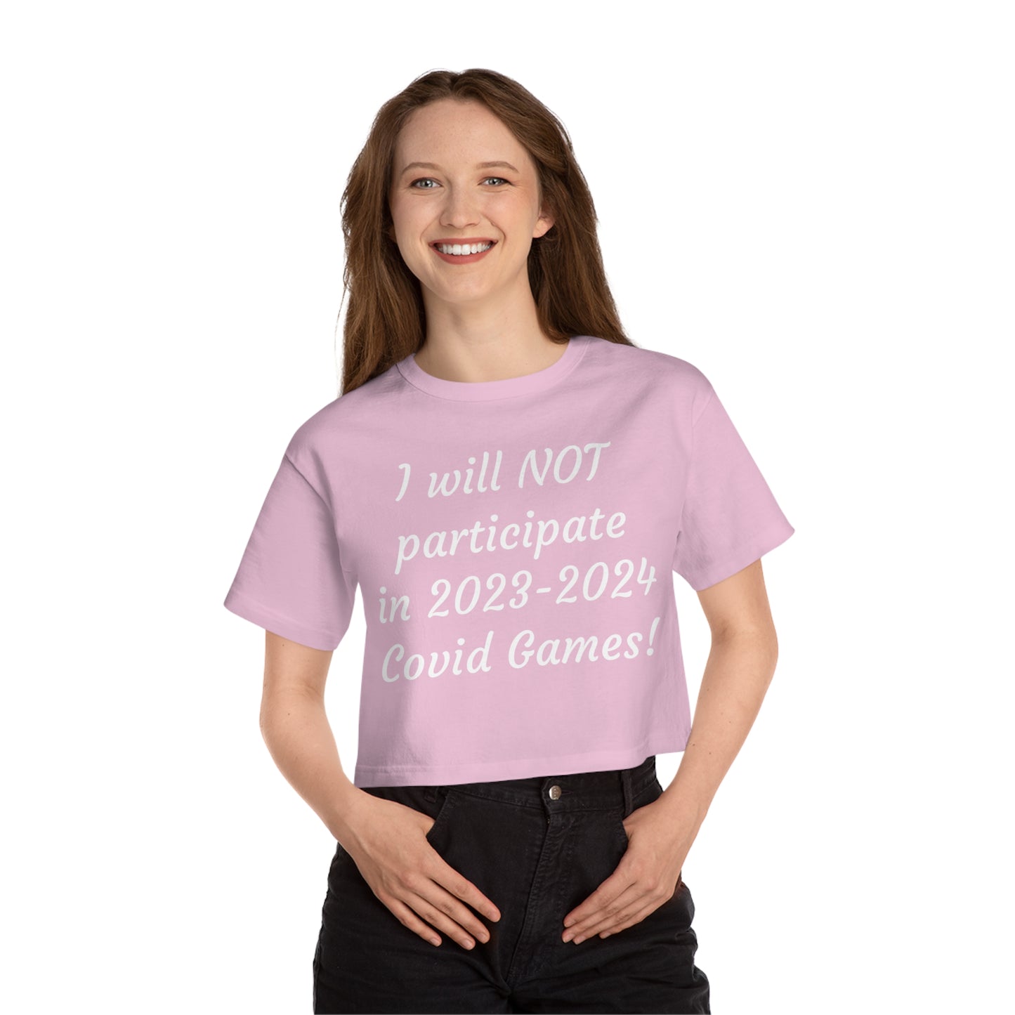 Covid Games Cropped T-Shirt