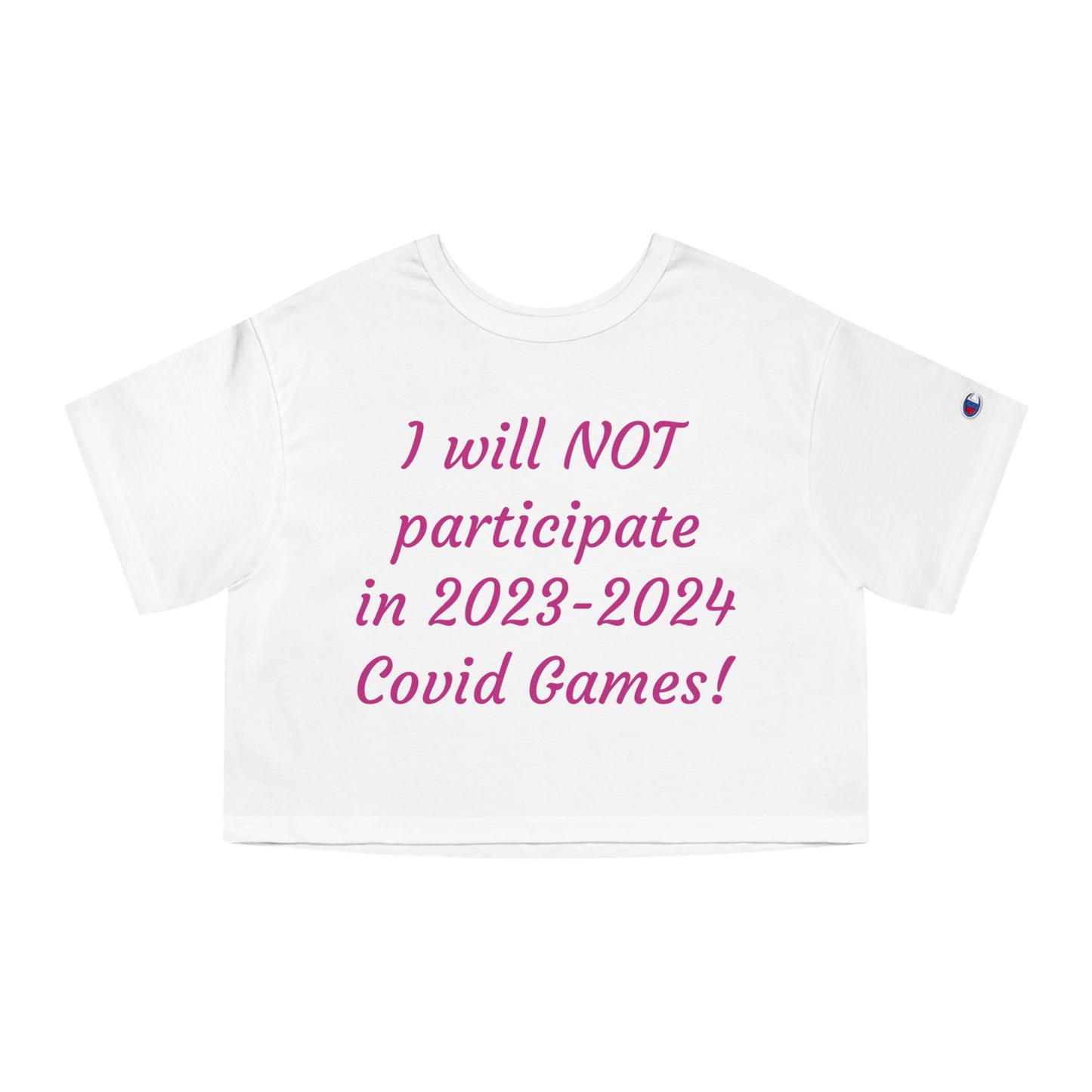 Covid Games Cropped T-Shirt