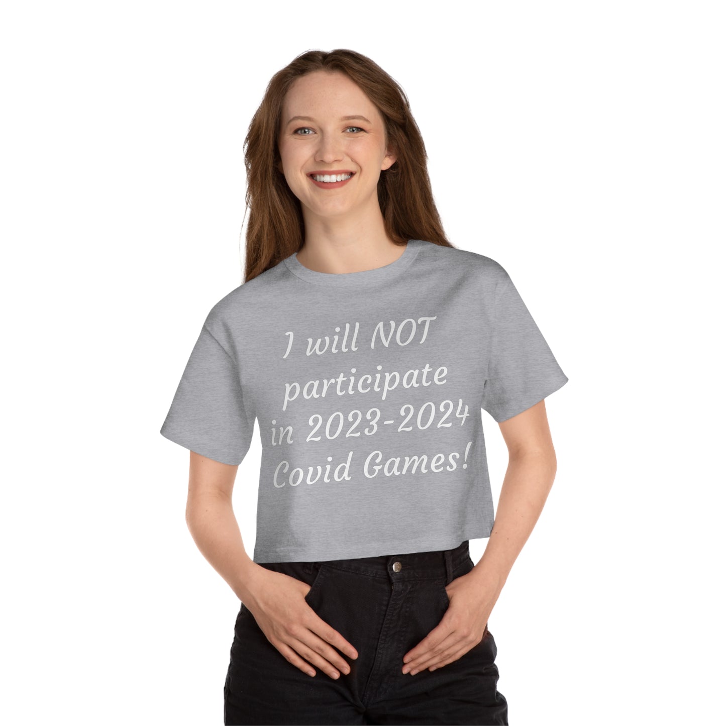 Covid Games Cropped T-Shirt