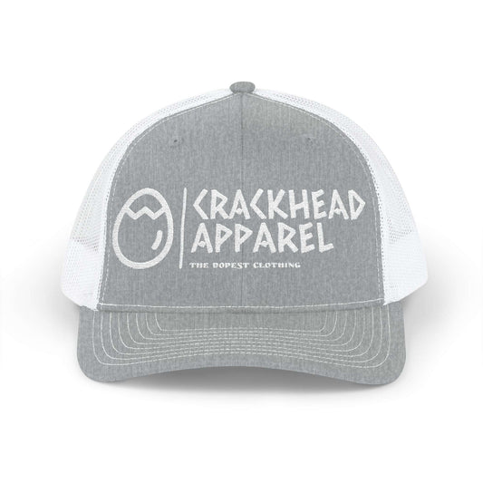 Crackhead Apparel Snapback Trucker Cap - Trendy Embroidered Hat