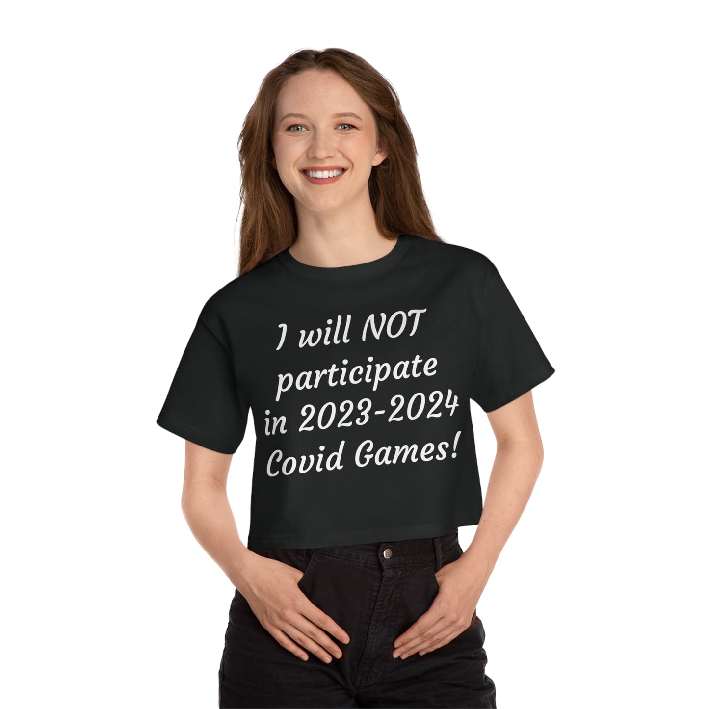 Covid Games Cropped T-Shirt