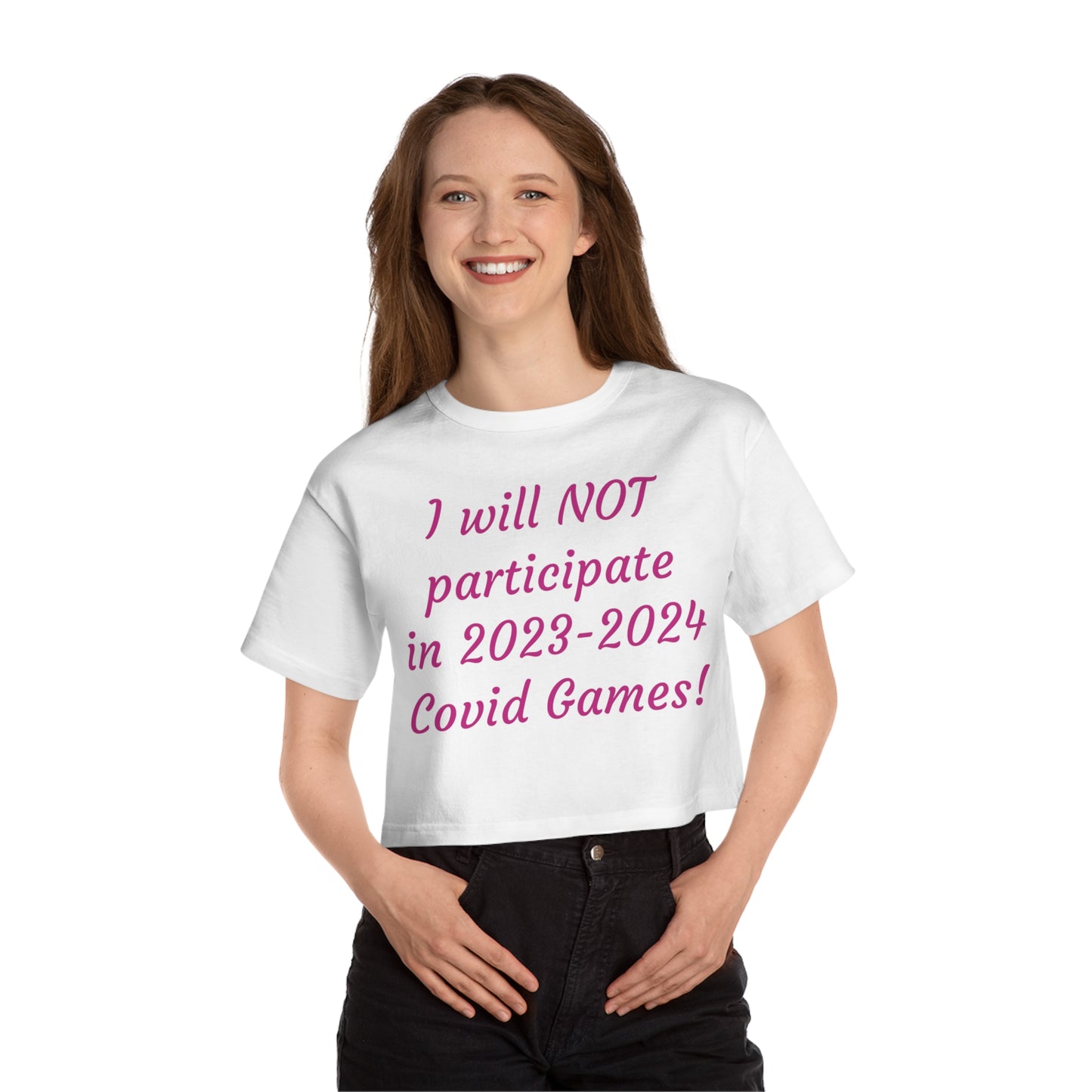 Covid Games Cropped T-Shirt