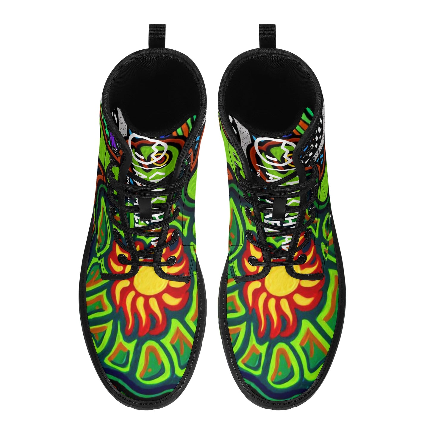 Women's Turtlez Crackhead Leather Boots - Crackhead Apparel