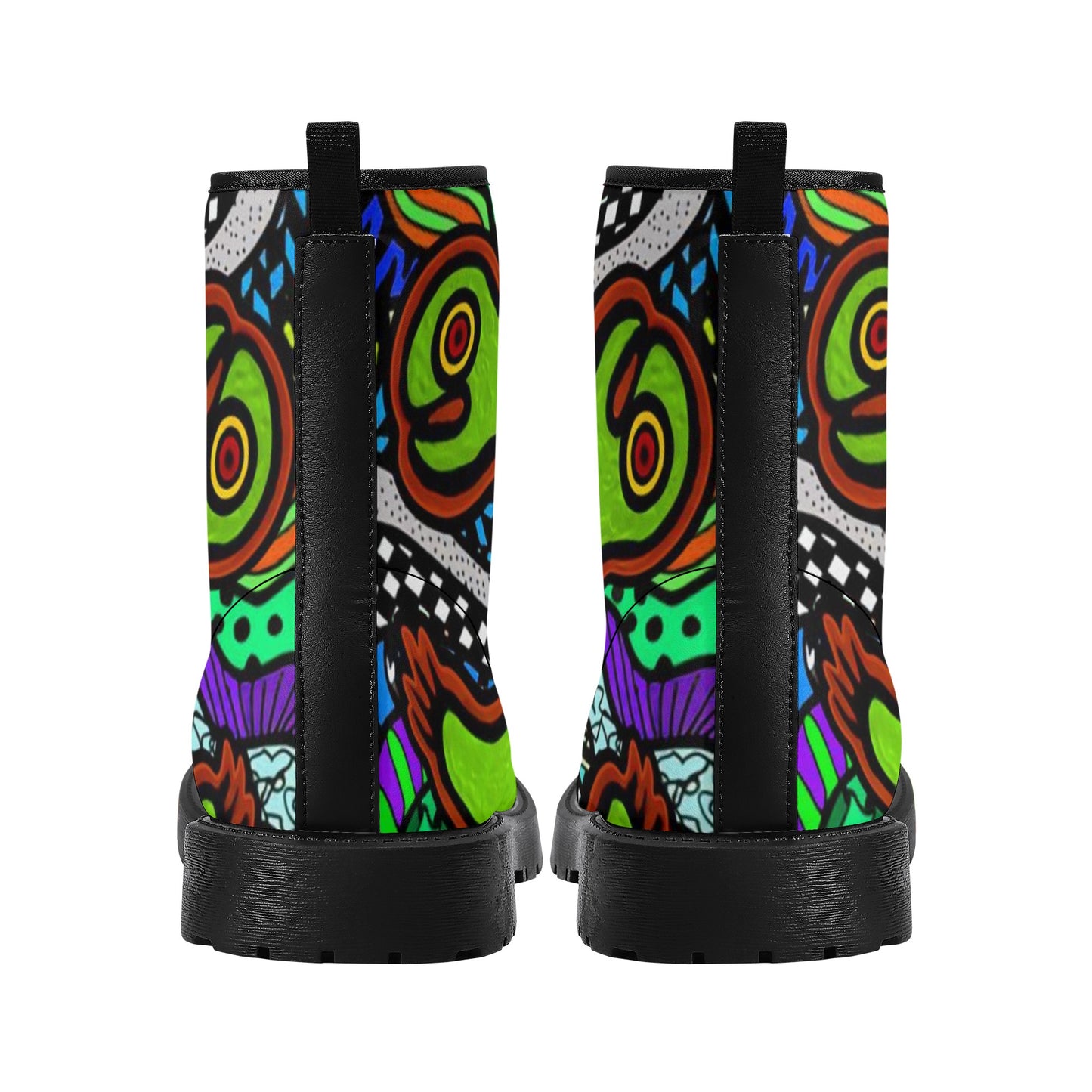 Women's Turtlez Crackhead Leather Boots - Crackhead Apparel