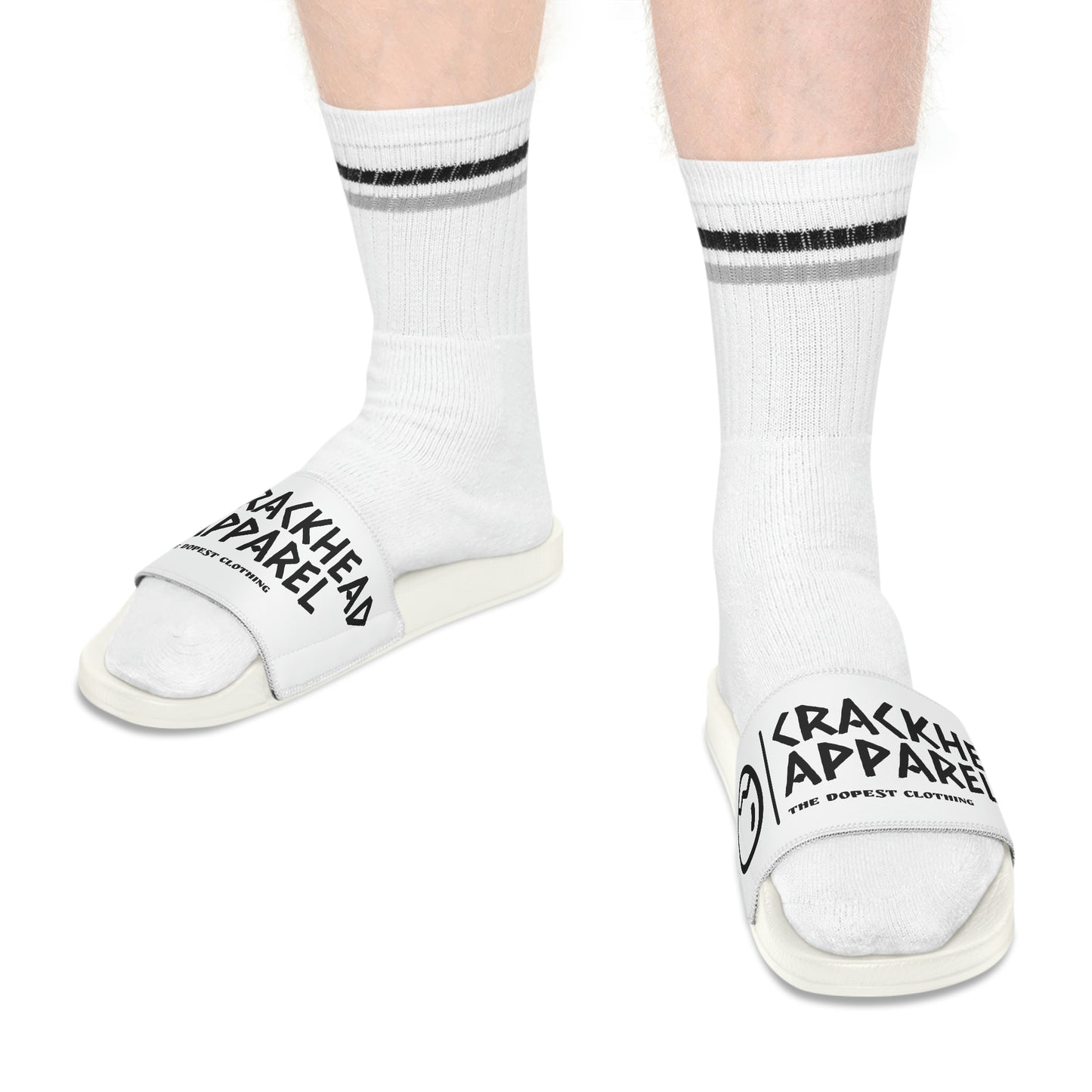 Men's Crackhead Apparel Slide Sandals - Crackhead Apparel
