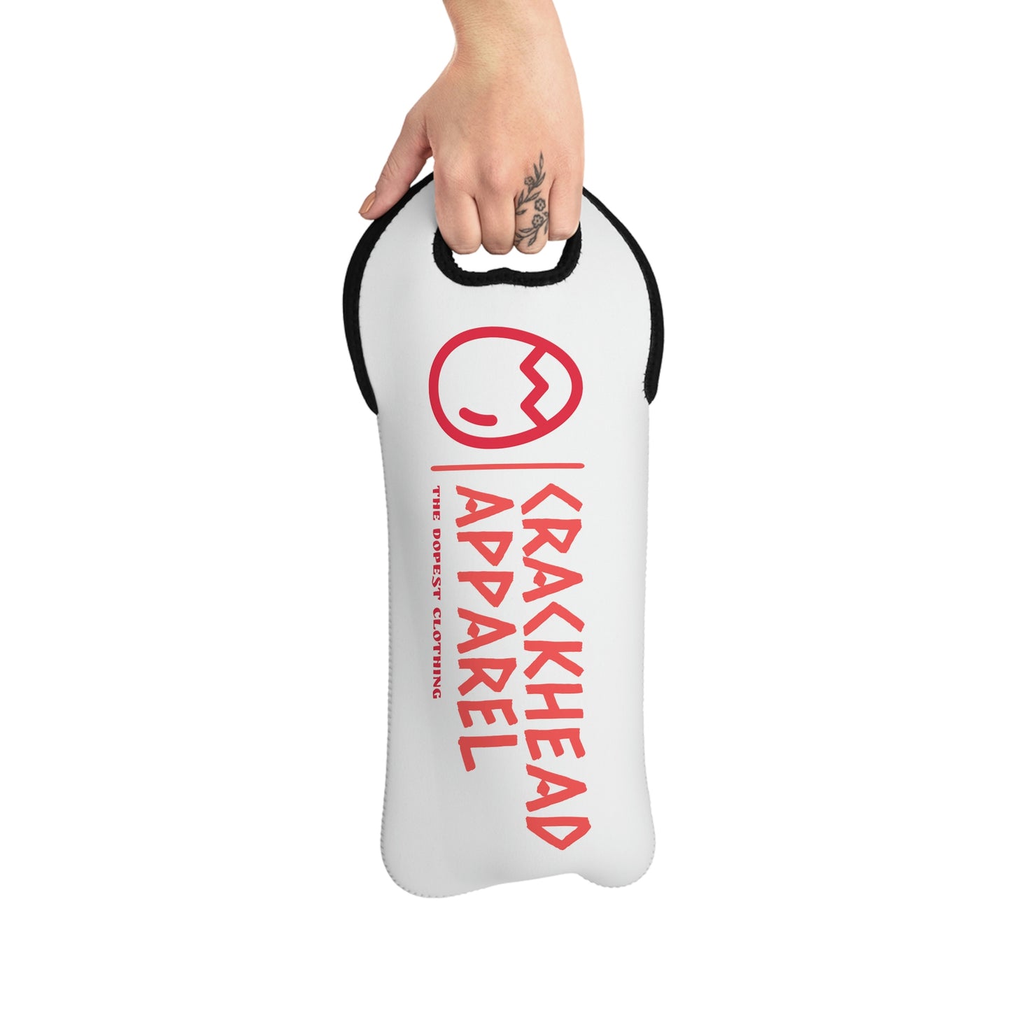 Crackhead Apparel Wine Tote Bag - Crackhead Apparel