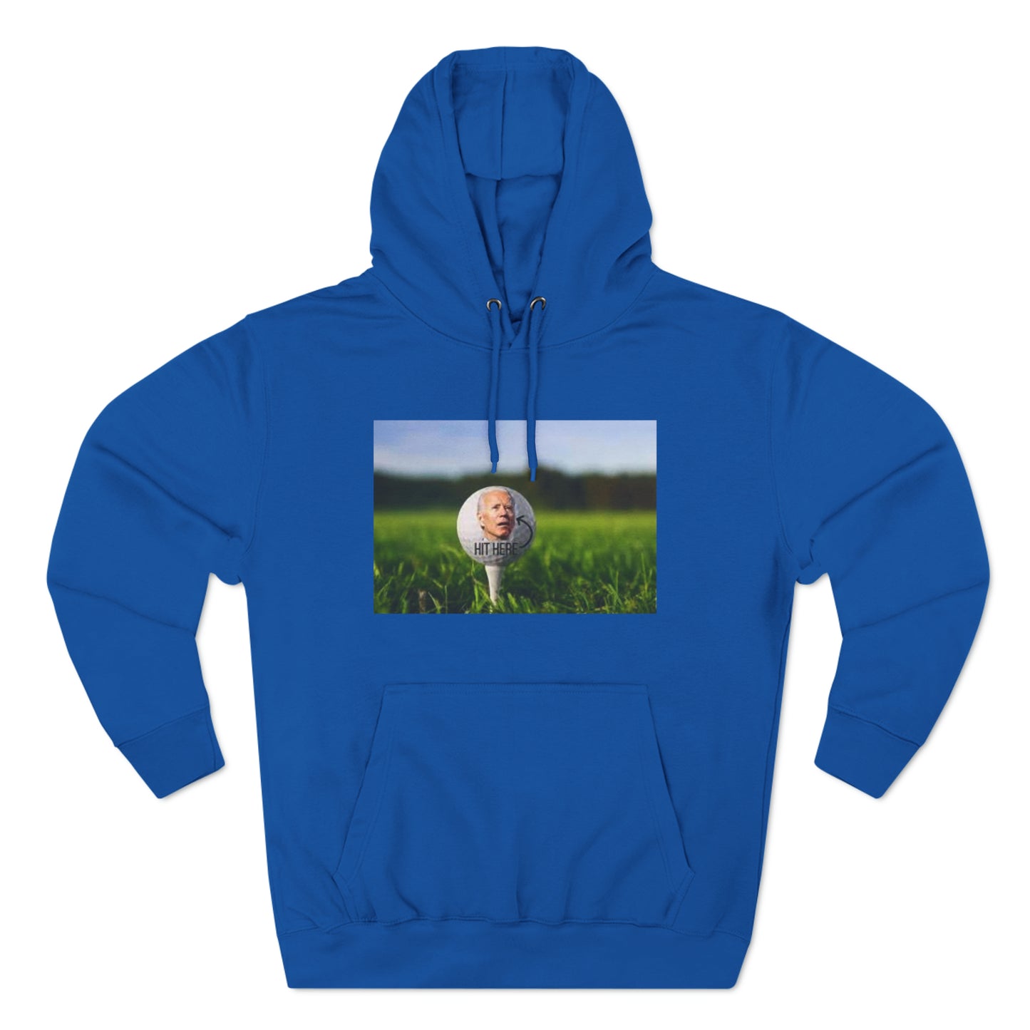 Three-Panel Fleece Hoodie