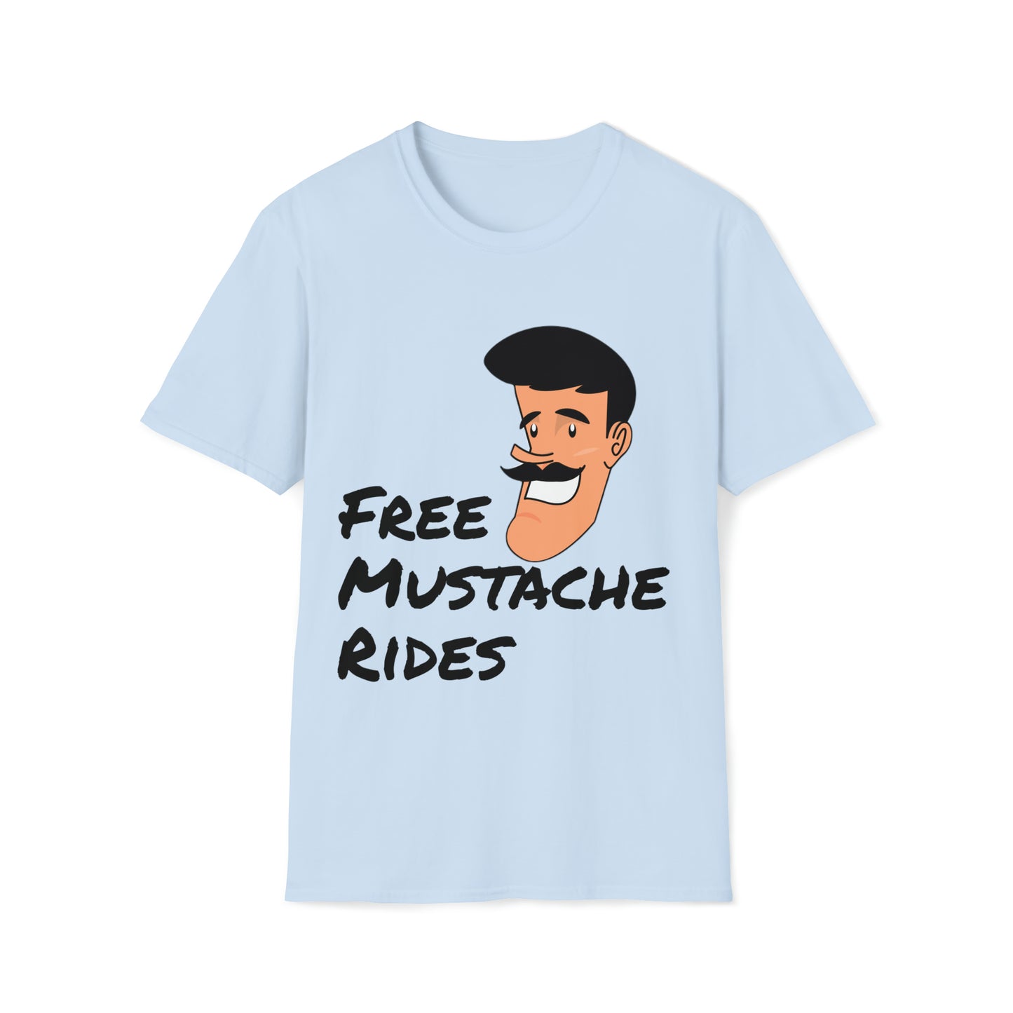 Free Mustache Rides T-Shirt