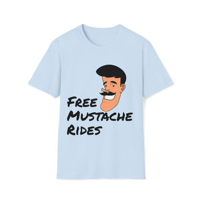 Free Mustache Rides T-Shirt
