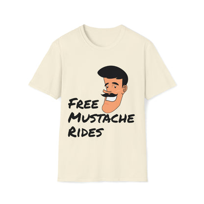 Free Mustache Rides T-Shirt