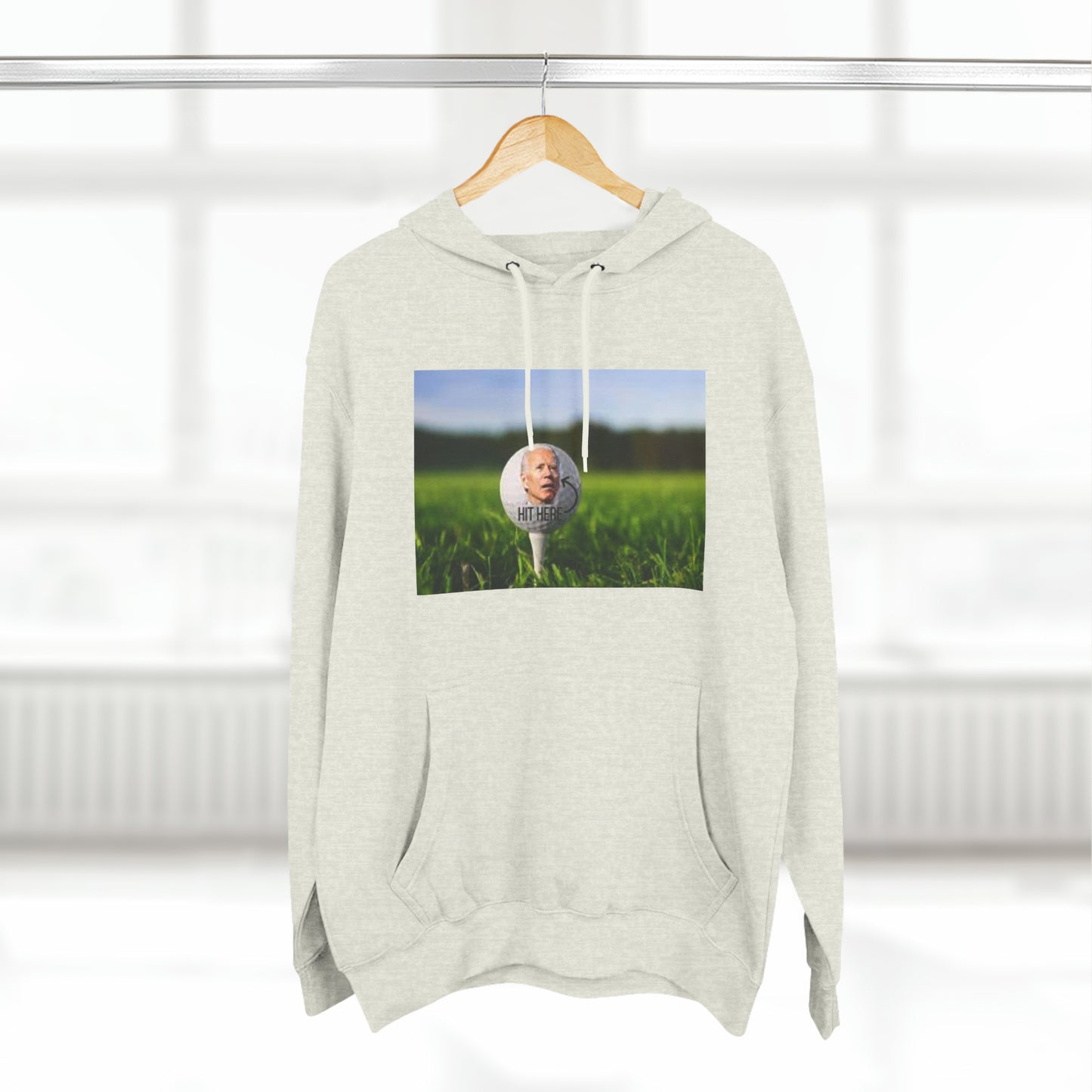 Three-Panel Fleece Hoodie