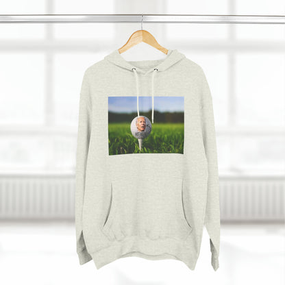 Three-Panel Fleece Hoodie