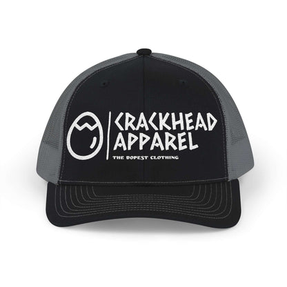 Crackhead Apparel Snapback Trucker Cap - Trendy Embroidered Hat