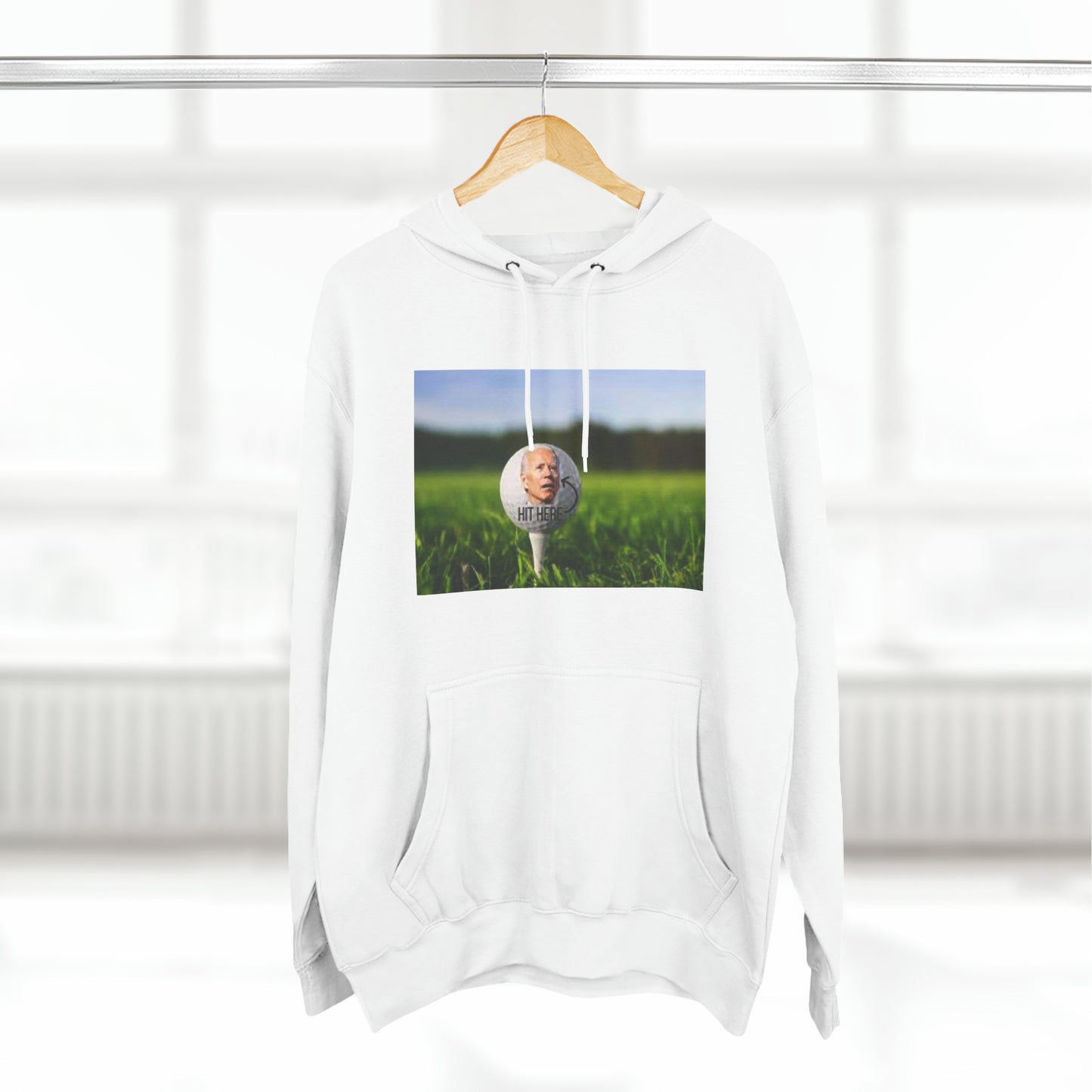 Three-Panel Fleece Hoodie