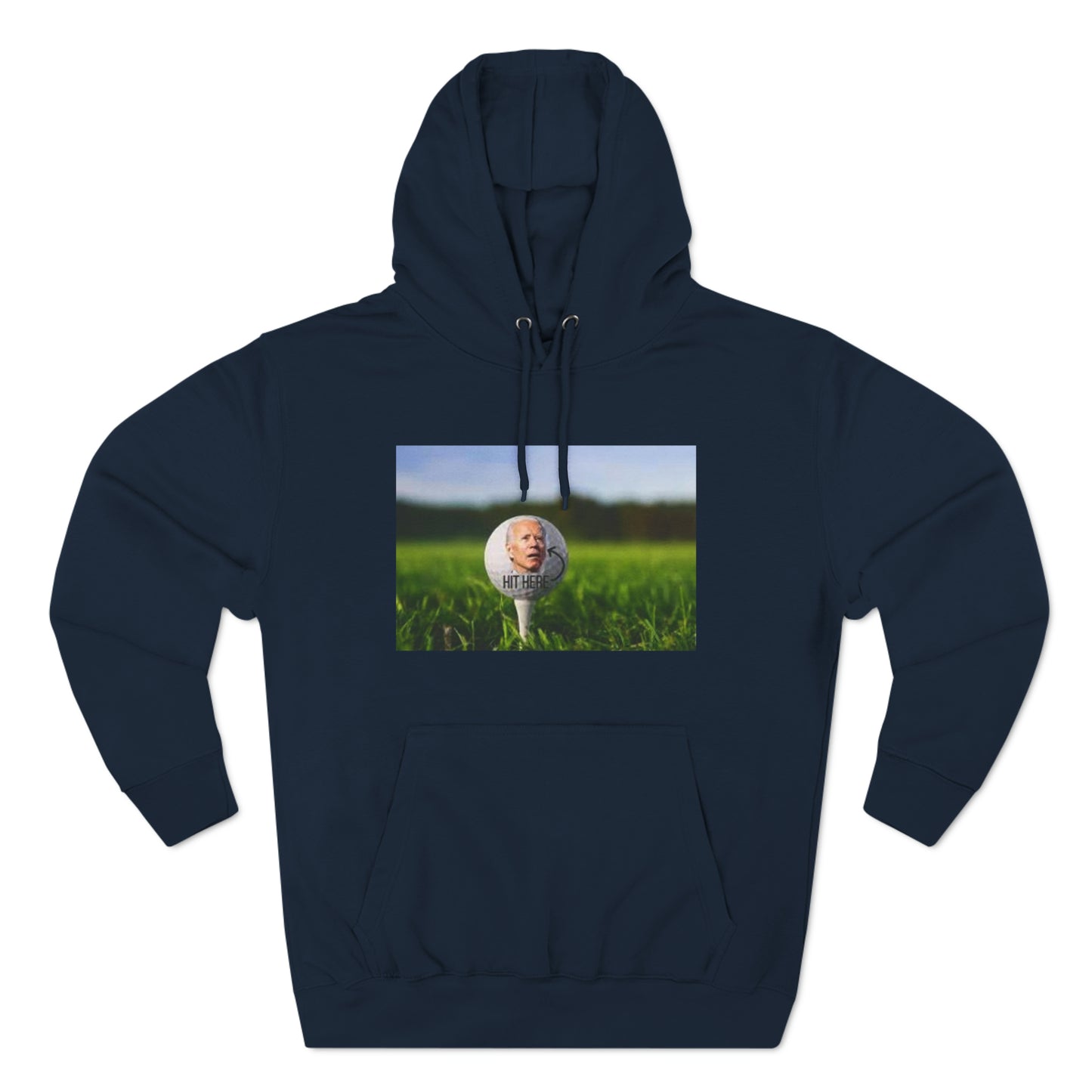 Three-Panel Fleece Hoodie