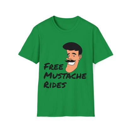 Free Mustache Rides T-Shirt