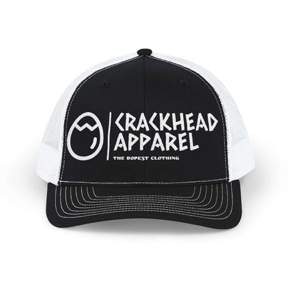 Crackhead Apparel Snapback Trucker Cap - Trendy Embroidered Hat