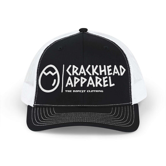 Crackhead Apparel Snapback Trucker Cap - Trendy Embroidered Hat