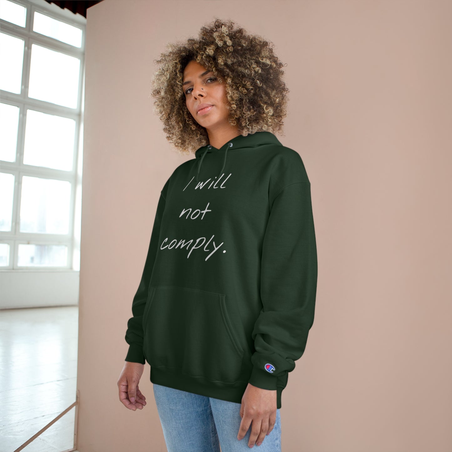 I will not comply - Champion Hoodie