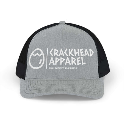 Crackhead Apparel Snapback Trucker Cap - Trendy Embroidered Hat