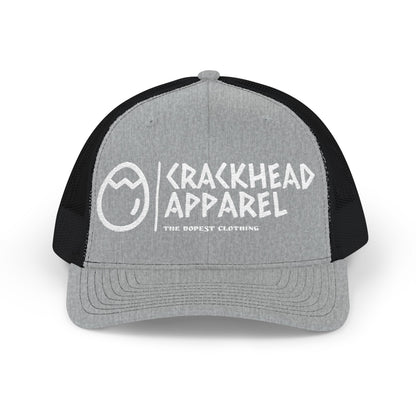 Crackhead Apparel Snapback Trucker Cap - Trendy Embroidered Hat