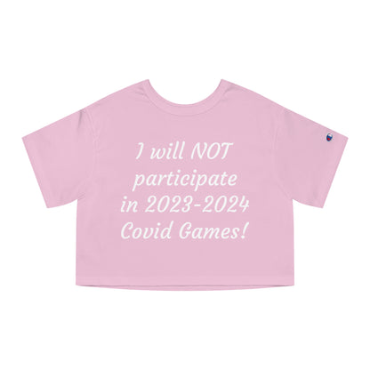 Covid Games Cropped T-Shirt