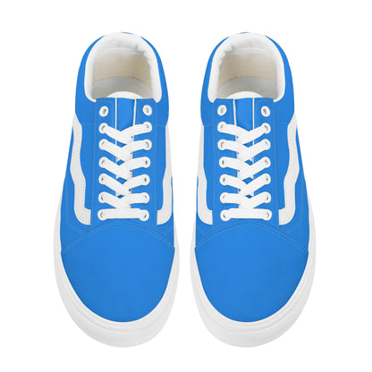 Men's Vintage Blue Leather Shoes