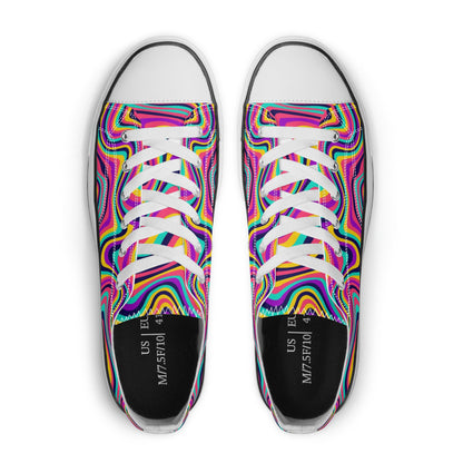 Women's Groovy Low Top Canvas Shoes