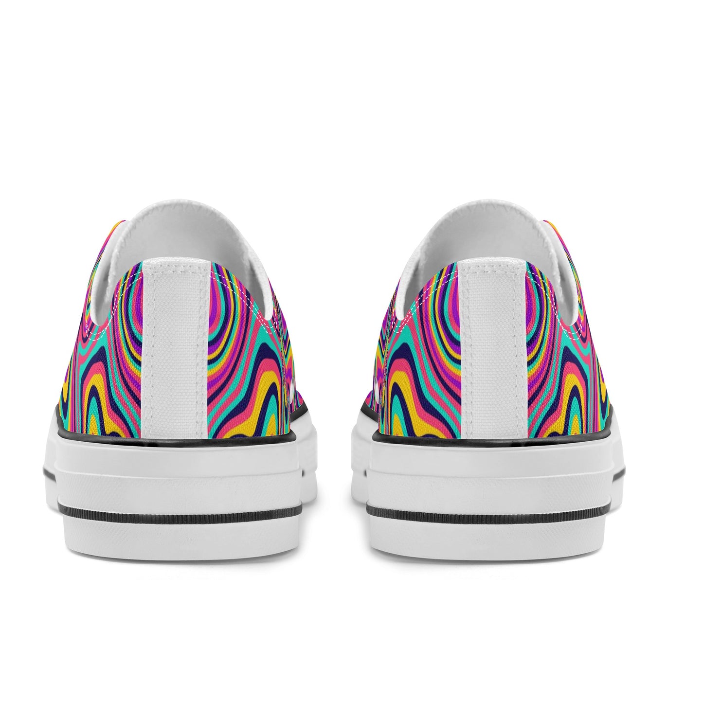 Women's Groovy Low Top Canvas Shoes