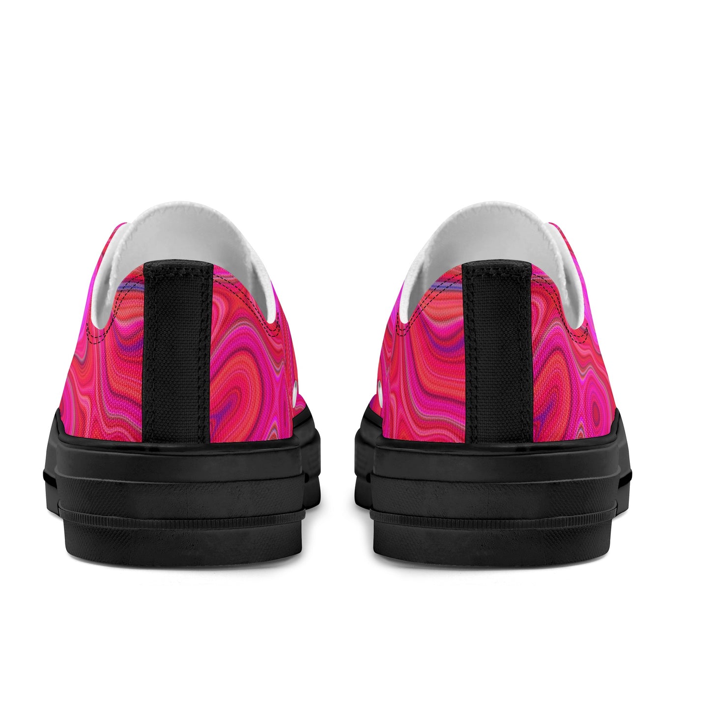Women's Pink Groovy Low Top Canvas Shoes