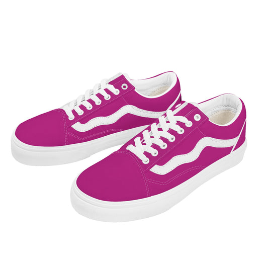 Women's Vintage Pink Low Top Sneakers