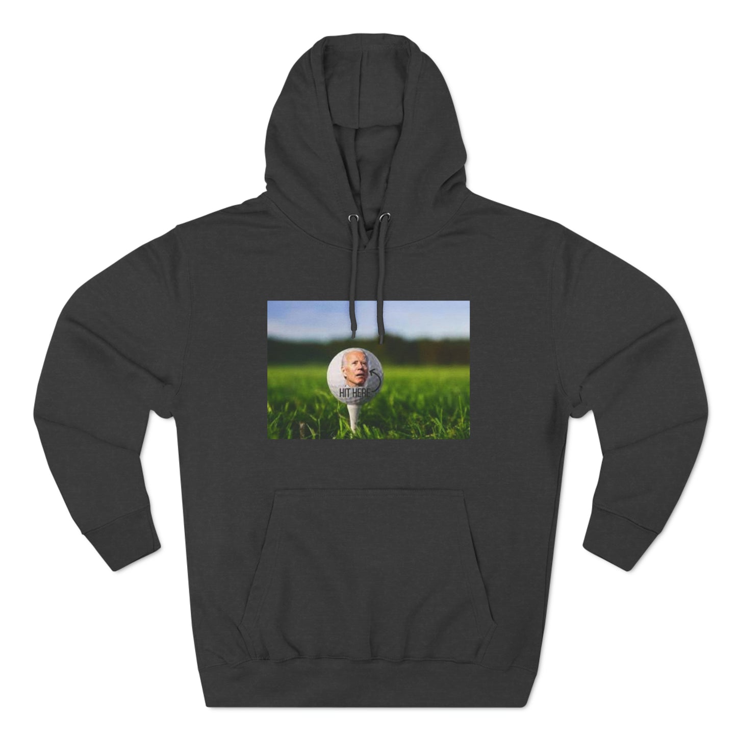 Three-Panel Fleece Hoodie