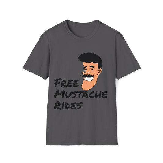 Free Mustache Rides T-Shirt