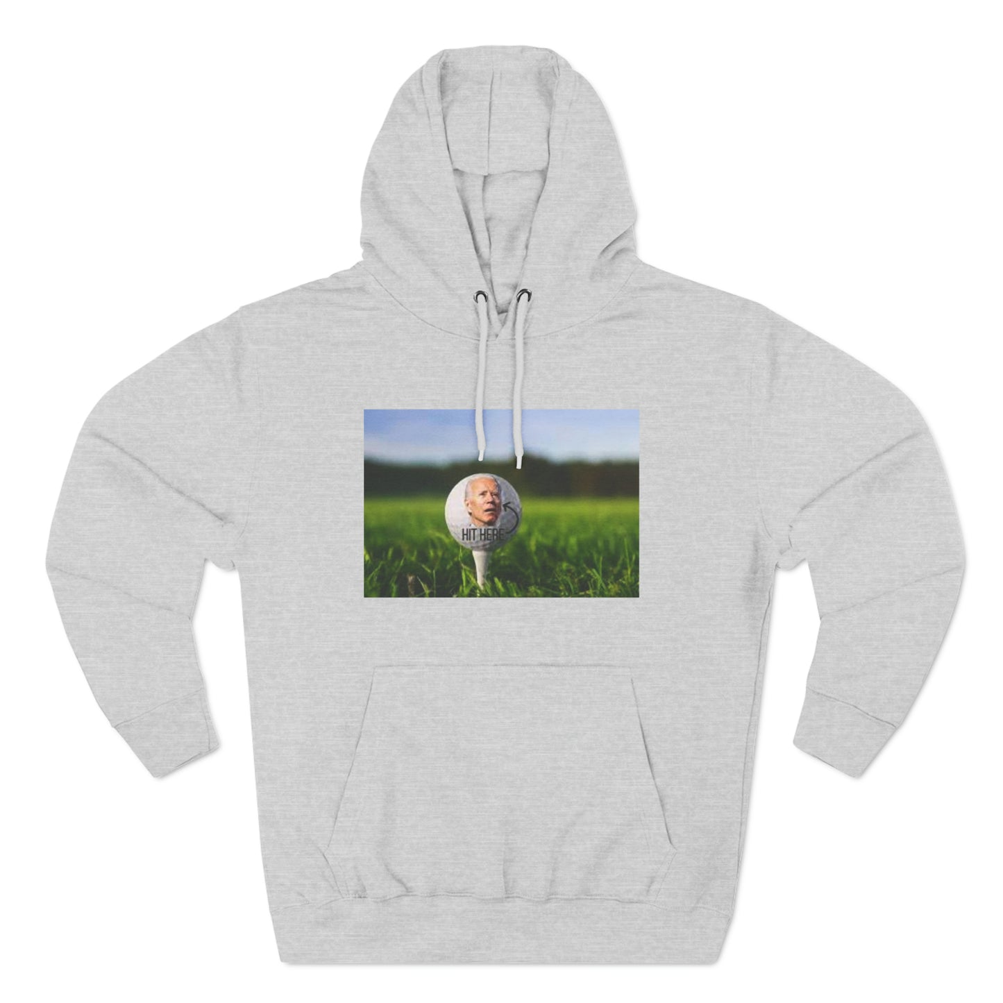 Three-Panel Fleece Hoodie