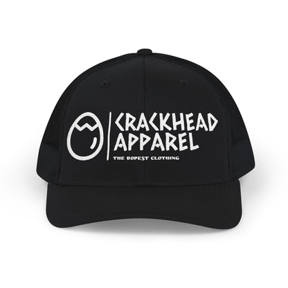 Crackhead Apparel Snapback Trucker Cap - Trendy Embroidered Hat