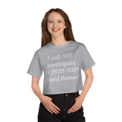 Covid Games Cropped T-Shirt