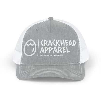 Crackhead Apparel Snapback Trucker Cap - Trendy Embroidered Hat
