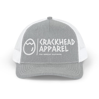 Crackhead Apparel Snapback Trucker Cap - Trendy Embroidered Hat