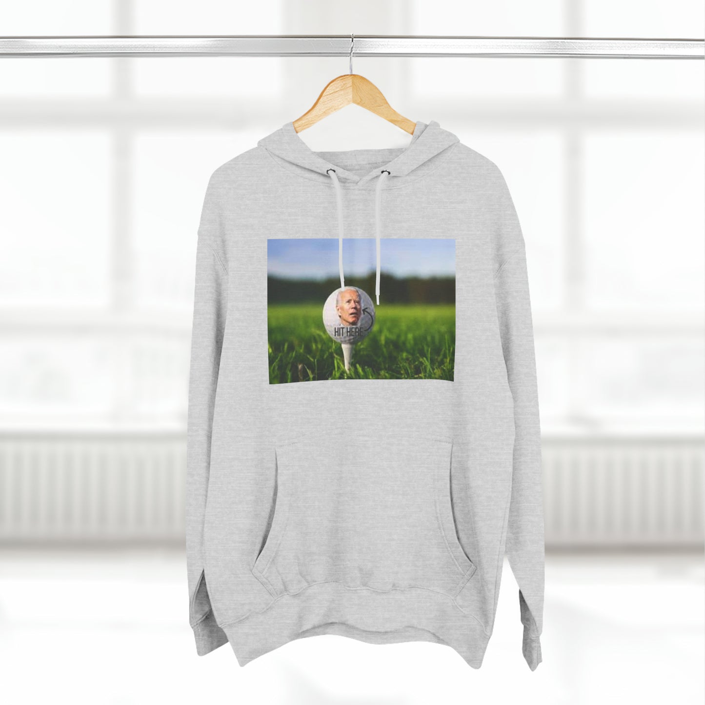 Three-Panel Fleece Hoodie