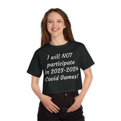 Covid Games Cropped T-Shirt