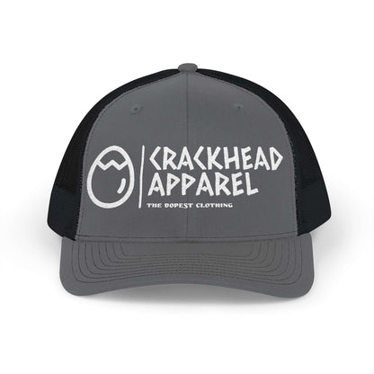 Crackhead Apparel Snapback Trucker Cap - Trendy Embroidered Hat