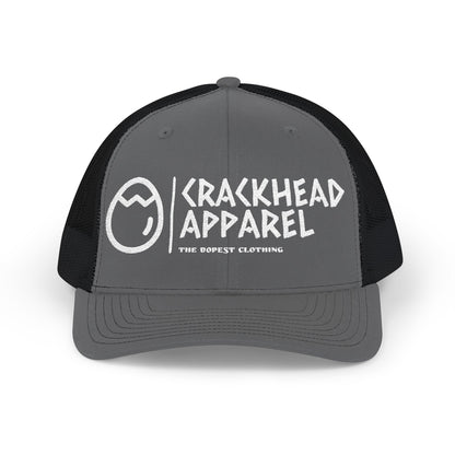 Crackhead Apparel Snapback Trucker Cap - Trendy Embroidered Hat