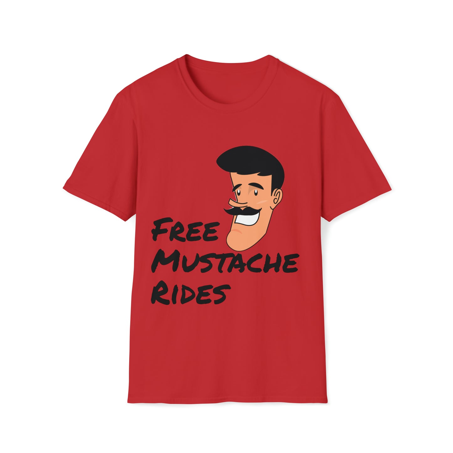 Free Mustache Rides T-Shirt