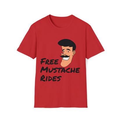 Free Mustache Rides T-Shirt