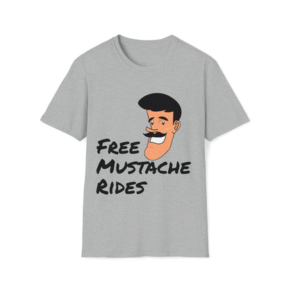 Free Mustache Rides T-Shirt