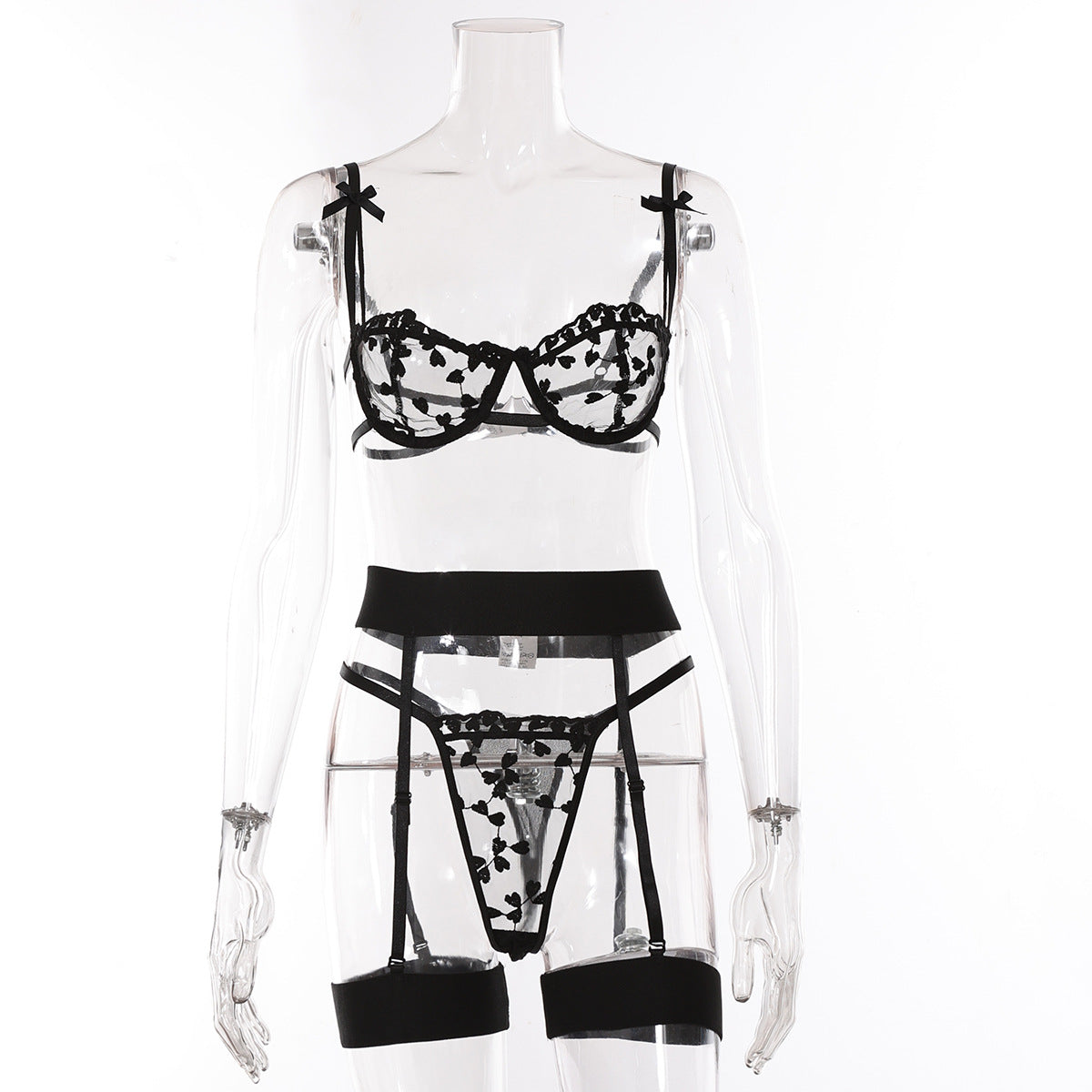 Lace Sexy Lingerie Three-piece Set