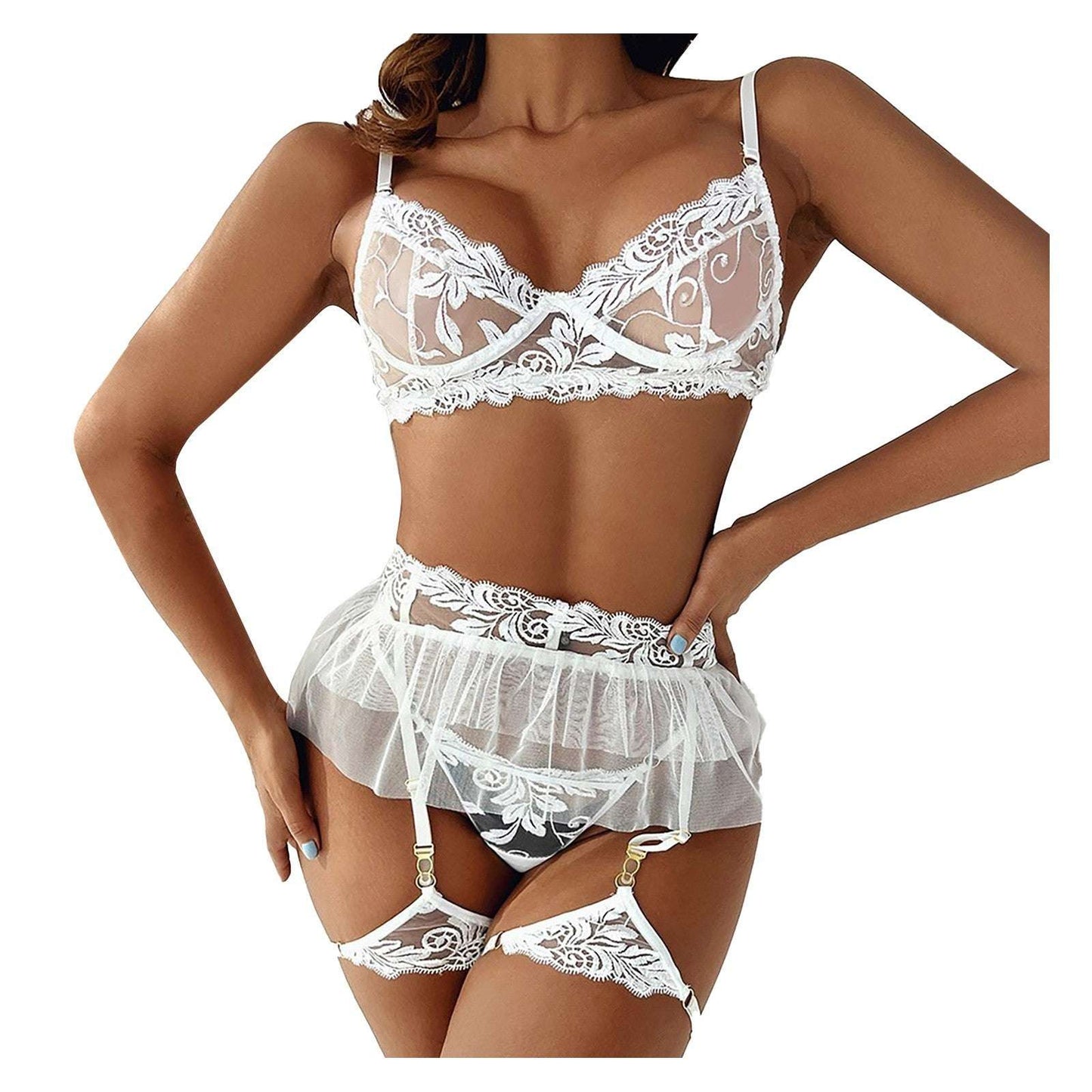 Ladies Sexy Lace Underwear Pajamas