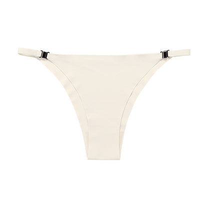 Exquisite Metal Buckle Silk Underwear