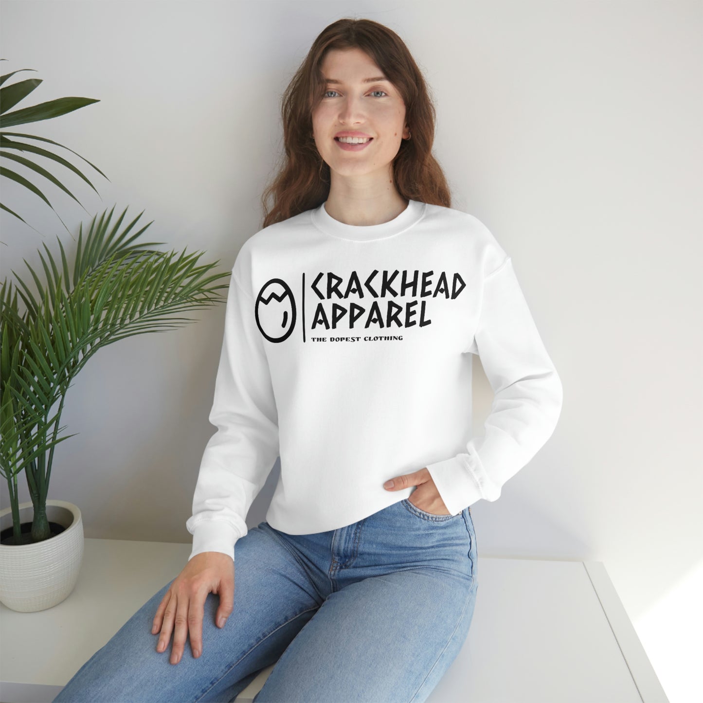 Crackhead Apparel Unisex Heavy Blend™ Crewneck Sweatshirt - Crackhead Apparel